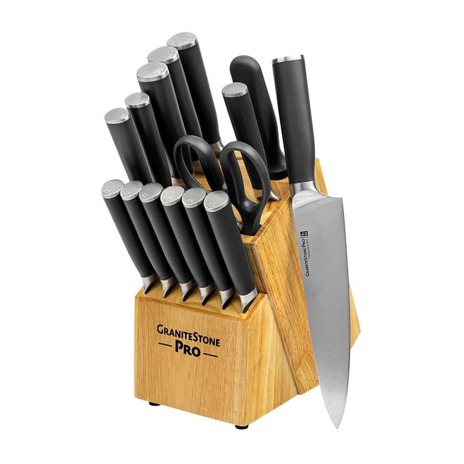 Farberware 15-pc. Knife Block Set, Color: Black - JCPenney