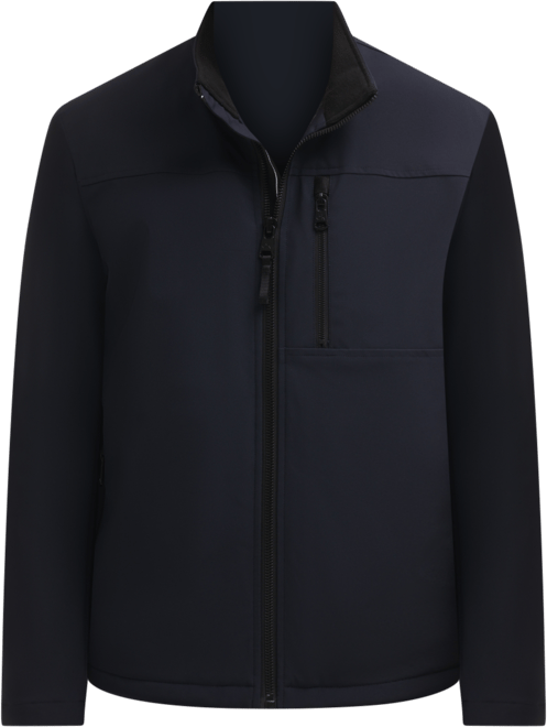 Men's Sherpa Lined Classic Soft Shell Jacket