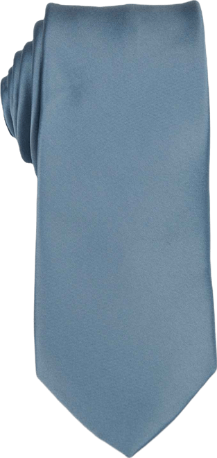 Men's Satin Solid Extra Long Tie