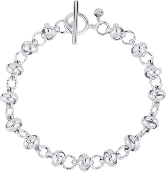 Circle Link Toggle Bracelet