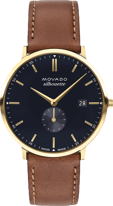 Men's Heritage Tan Genuine Leather Strap Watch 40mm