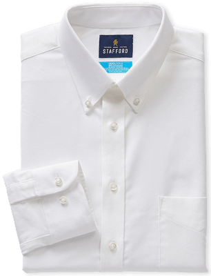 big and tall dress shirts Reserve Collection Traditional Fit Spread Collar Solid Shirt Big & Tall Stretch Dress