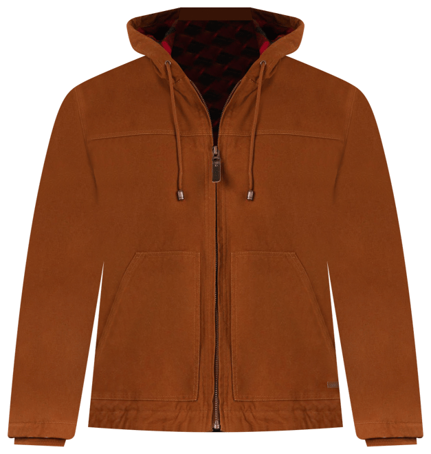 Men's Warm-Up Jacket, Flannel-Lined