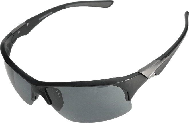 PUGS Adults' Flex Blade Polarized Wrap-Around Sunglasses Academy