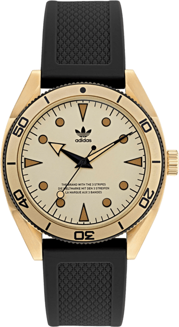 Unisex Three Hand Edition Two Black Silicone Strap Watch 42mm