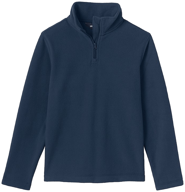 Lands end shop fleece half zip