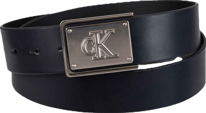 Men's Ck Plate Plaque Belt