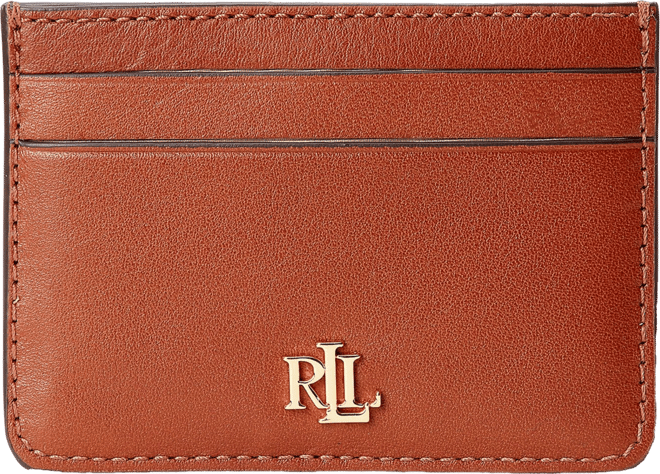 Women's Full-Grain Leather Small Slim Card Case