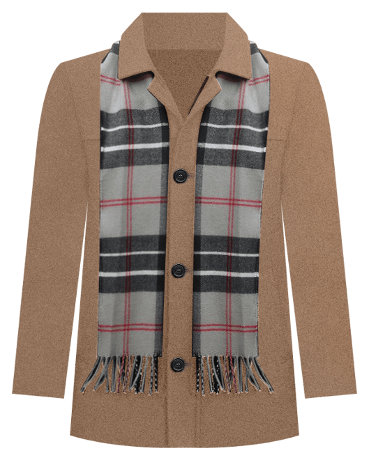 Dockers wool scarf on sale coat