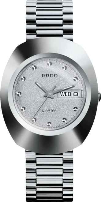 Rado Original Men's Silver-Tone Stainless Steel Bracelet Watch