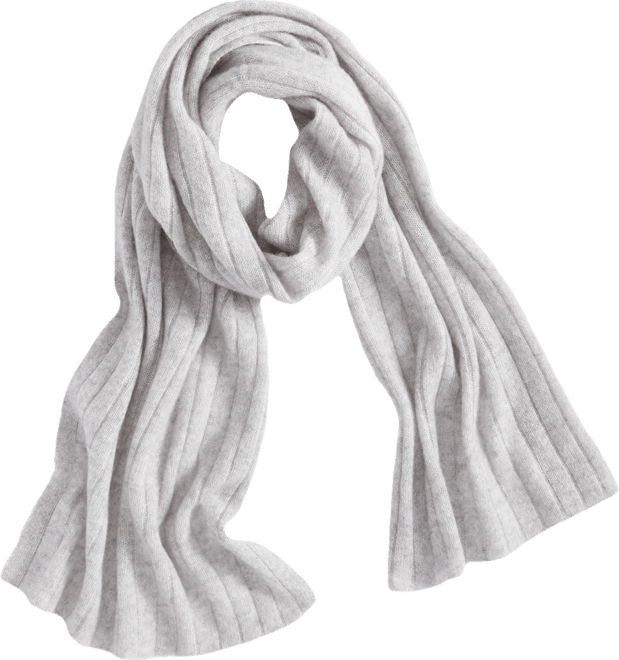 Ribbed 100% Cashmere Scarf, Created for Macy's