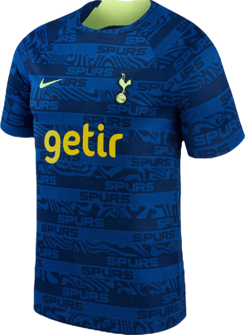 Big Boys  Blue Tottenham Hotspur 2022 Pre-Match Raglan Performance Top