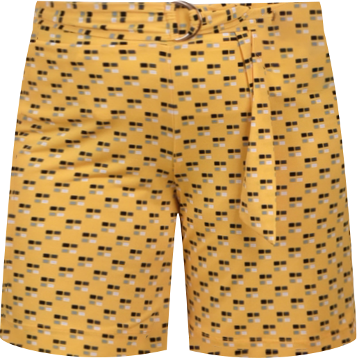 Petite Ring Belt Knit Shorts