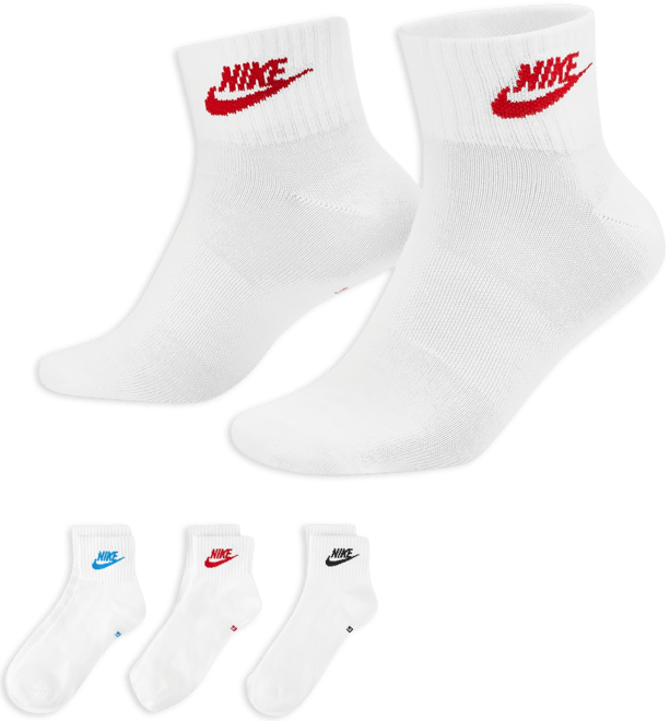 Nike Everyday Essential Kotníkové ponožky (3 páry)