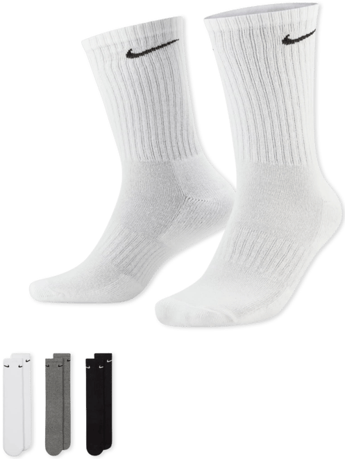 Nike Everyday Cushioned Crew-Trainingssocken (3 Paar)