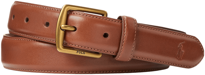 Men's Full-Grain Leather Dress Belt