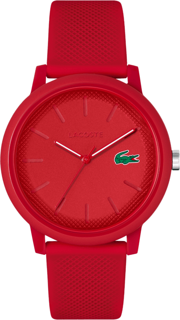 Men's L.12.12 Red Silicone Strap Watch 42mm