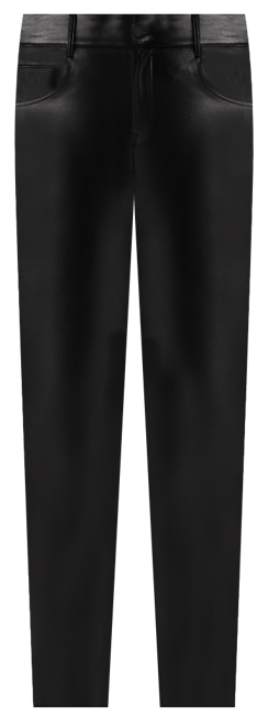 Selma High Rise Sleek Baby Bootcut Jeans in Noir Coated