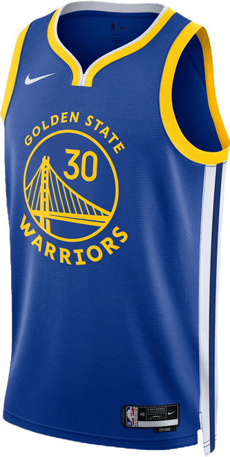 Nike Adult Golden State Warriors Steph Curry #30 Swingman Icon