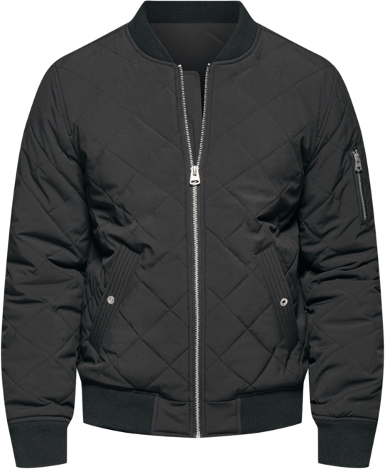 Men's Quilted Fashion Bomber Jacket