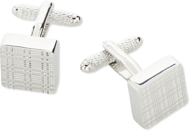 Men's Plaid Cufflinks