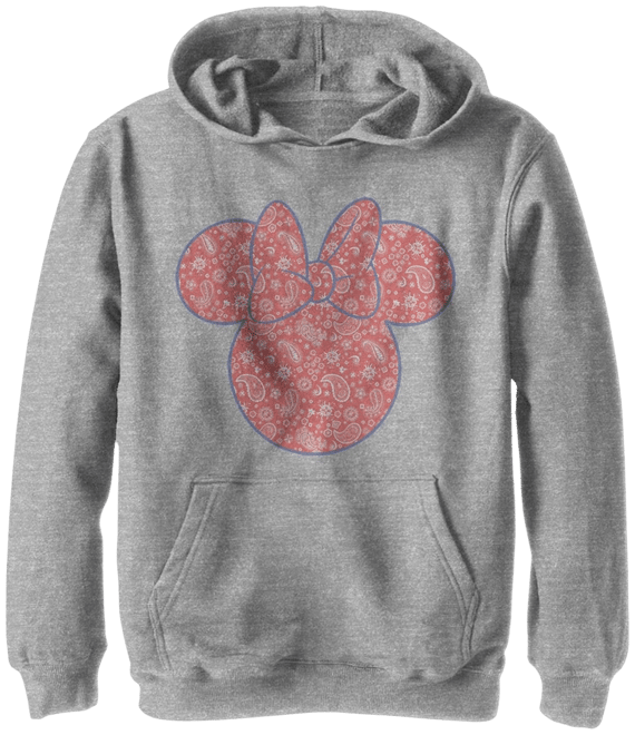 Red best sale paisley hoodie