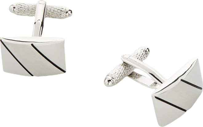 Men's Diagonal Line Cufflinks