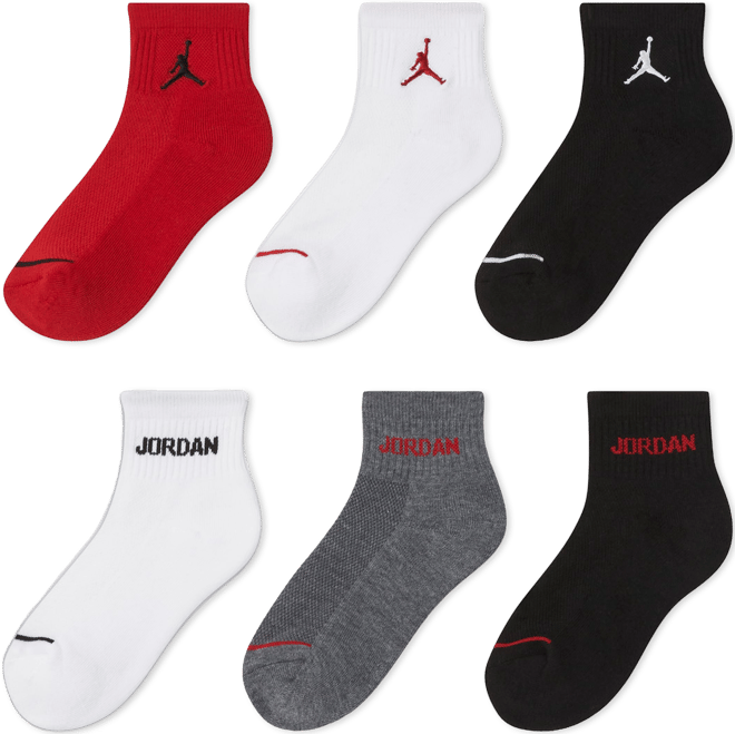 Jordan Big Kids' Legend Ankle Socks (6 Pairs)