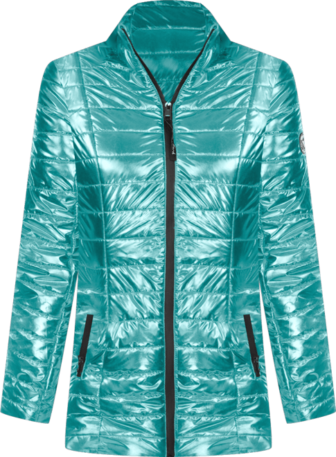 Women's Metallic Puffer Coat