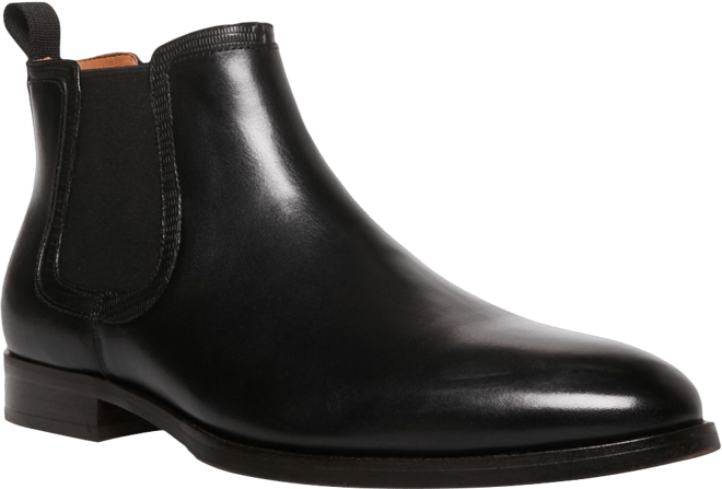 CHASE Black Leather Men's Boots  Men's Designer Boots – Steve Madden Canada