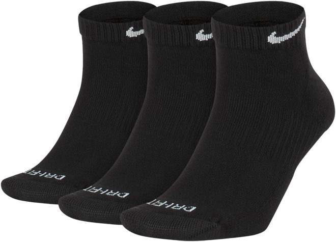 Nike Everyday Plus Cushioned Training Low Socks (3 Pairs)