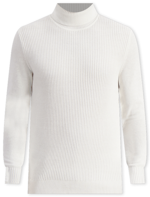 Men's Textured Cotton Turtleneck Sweater, Created for Macy's