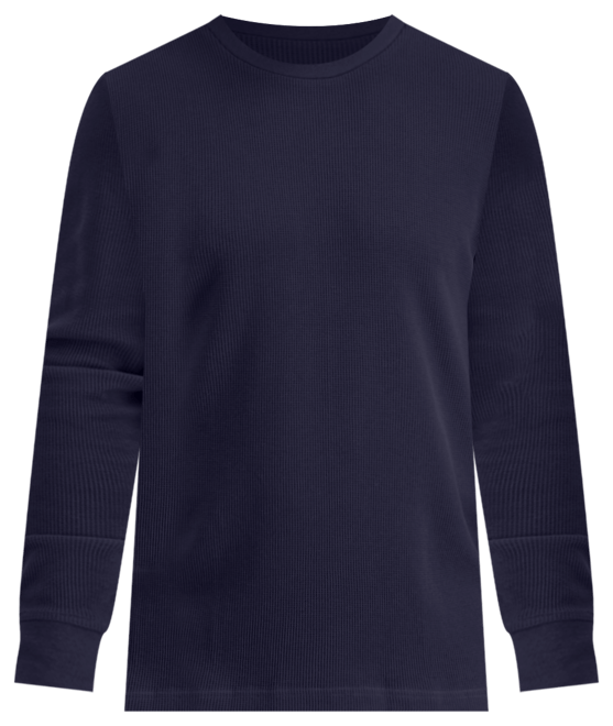 Club Room Men's Thermal Crewneck Shirt, Created for Macy's - Macy's