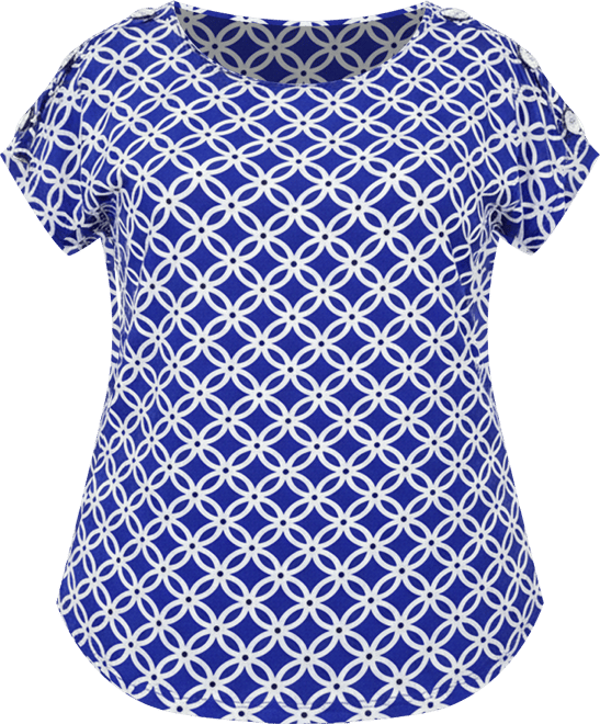 Plus Size Short Extended Sleeve Top