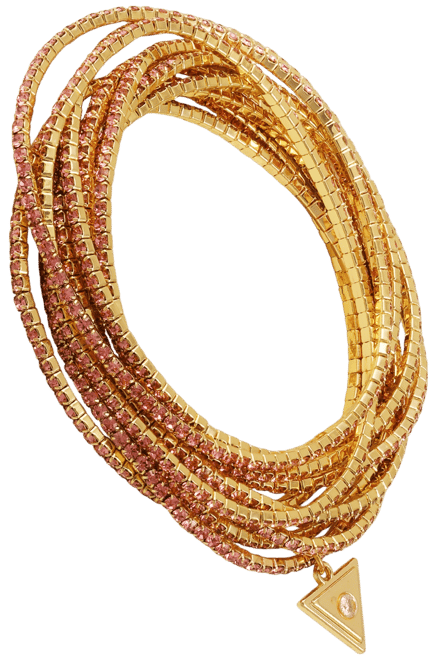 10-Pc. Set Crystal Stretch Bracelets