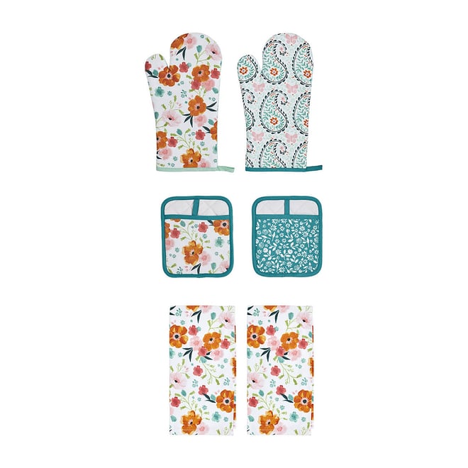 Dolly Parton 6-pc. Floral & Paisley Kitchen Linen Set, Color: Multi -  JCPenney